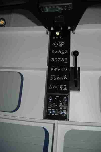 Platinum Simulators Professional Helicopter Simulator Overhead Panel