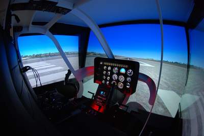 Platinum Simulators Professional Helicopter Simulator